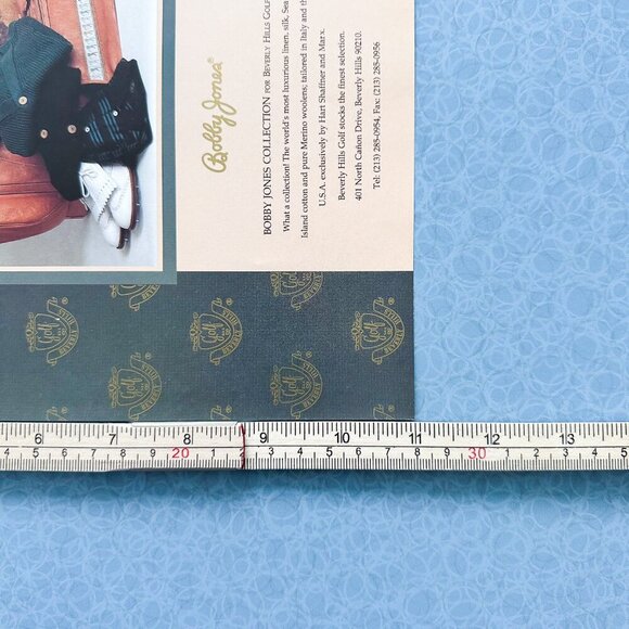 Bobby Jones Golf Ad Print | Luxe 80s Sportswear Wall Art - Picture 6 of 6